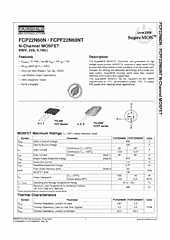 DataSheet FCP22N60N pdf